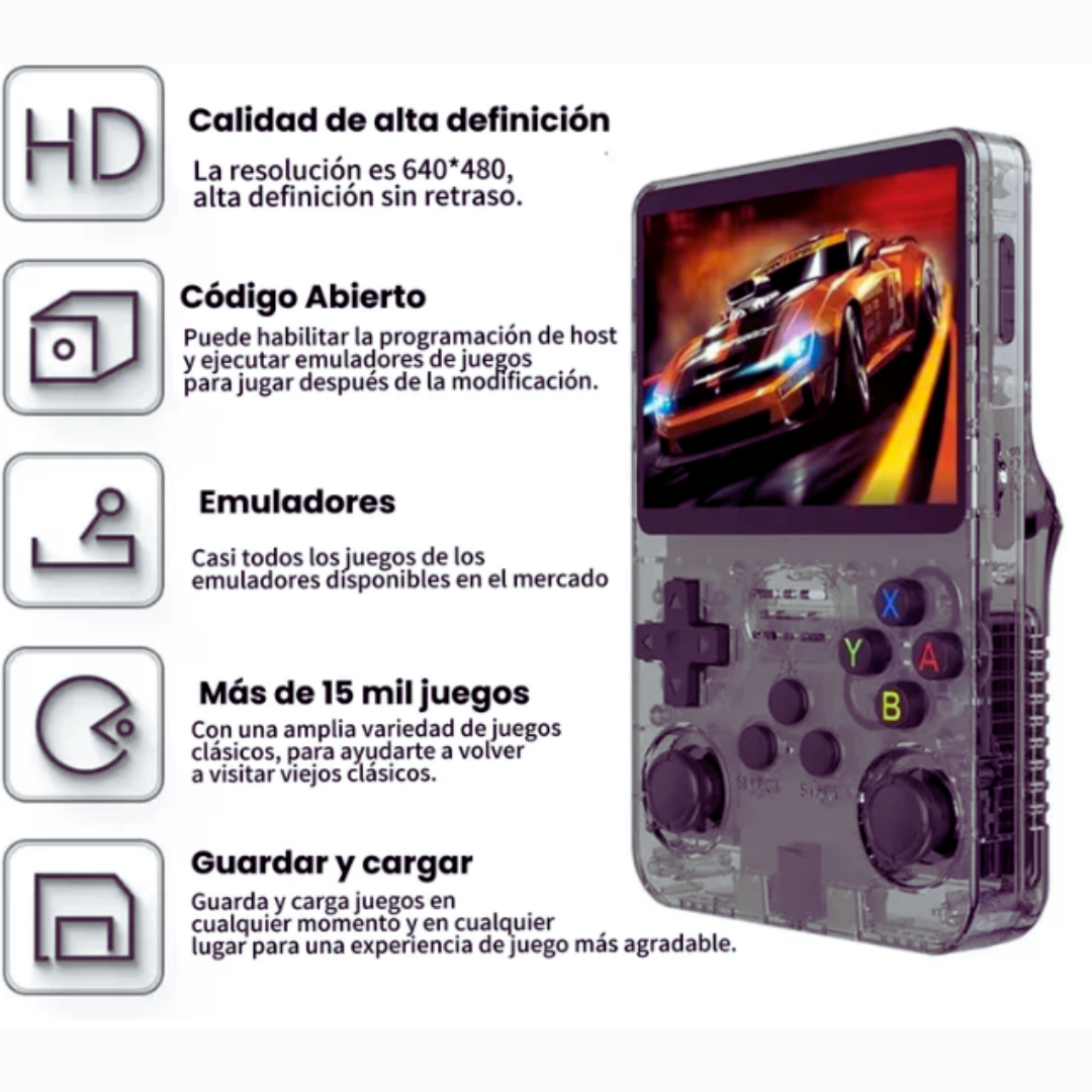 CONSOLA R36S PORTATIL